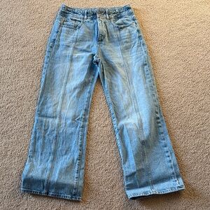 Wide leg high rise Jeans